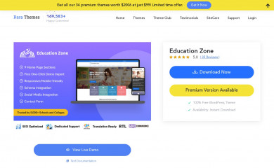 https://rarathemes.com/wordpress-themes/education-zone/ screenshot