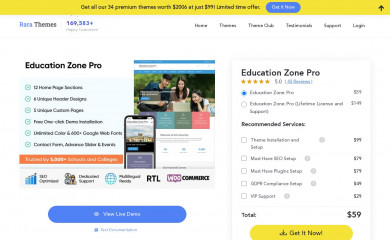 https://rarathemes.com/wordpress-themes/education-zone-pro/ screenshot
