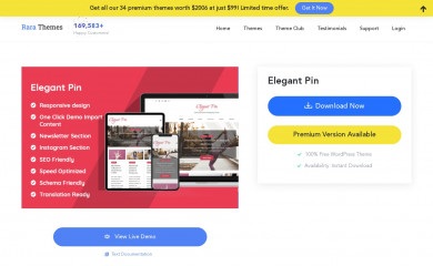 https://rarathemes.com/wordpress-themes/elegant-pin/ screenshot