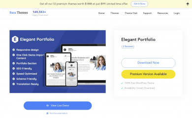 Elegant Portfolio screenshot
