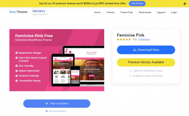 Feminine Pink screenshot