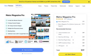 Metro Magazine Pro screenshot