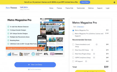 https://rarathemes.com/wordpress-themes/metro-magazine-pro/ screenshot