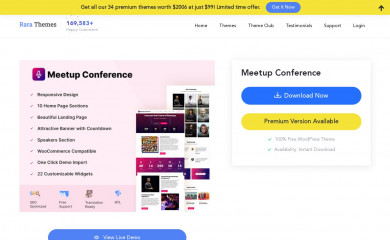 Meetup Conference screenshot