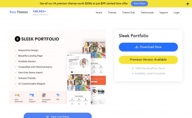 Sleek Portfolio screenshot