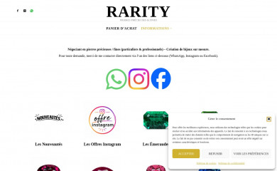 rarity-shop.fr screenshot