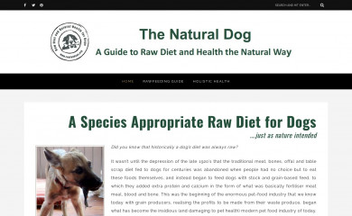 rawfeddogs.org screenshot
