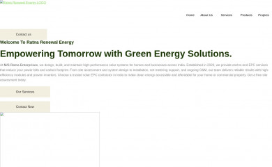 ratnarenewalenergy.com screenshot