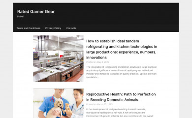 ratedgamergear.com screenshot
