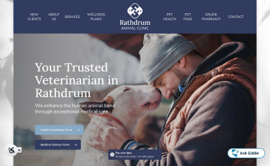 rathdrumanimalclinic.com screenshot