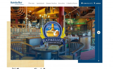 ratskeller-waren.de screenshot