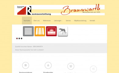 raumausstattung-braunwarth.de screenshot
