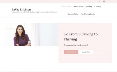 ravaeerickson.com screenshot