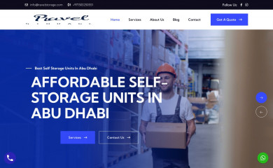 ravelstorage.com screenshot