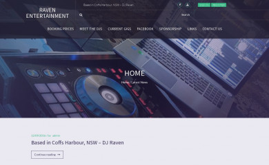 ravenentertainment.com.au screenshot