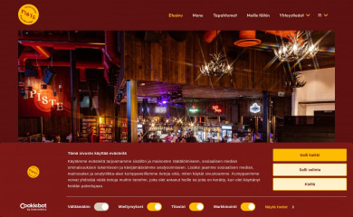 ravintolapiste.fi screenshot