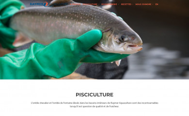 raymeraquaculture.ca screenshot