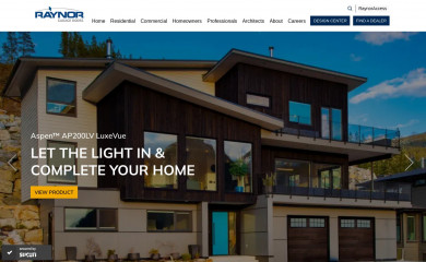 raynor.com screenshot
