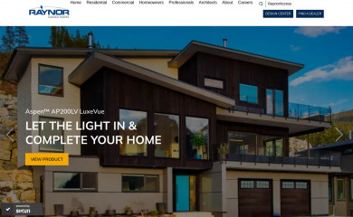 raynor.com screenshot