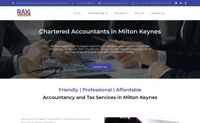 rayaccountants.co.uk screenshot