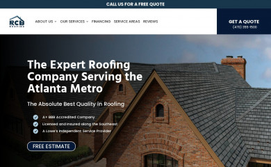 rcbroof.com screenshot