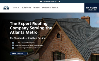 rcbroof.com screenshot