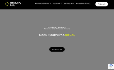 recoverylab.com.au screenshot