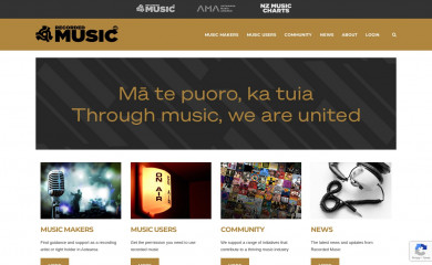 recordedmusic.co.nz screenshot