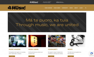 recordedmusic.co.nz screenshot