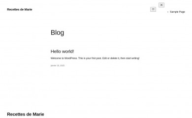 recettesdemarie.fr screenshot
