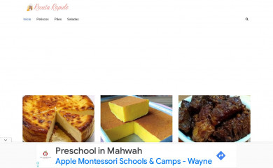 receitarapido.com screenshot