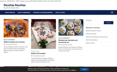 receitasreceitas.com screenshot
