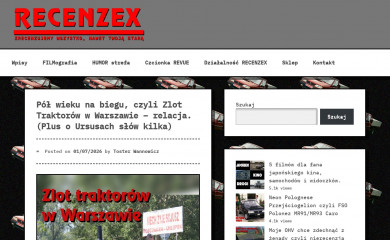 recenzex.pl screenshot