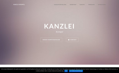 rechtsanwaltkrempel.de screenshot