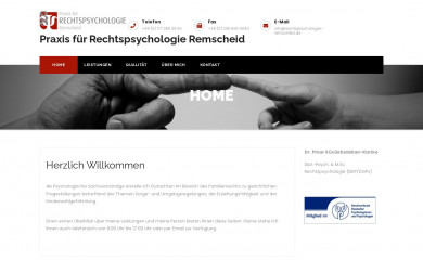 rechtspsychologie-remscheid.de screenshot