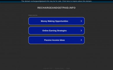 rechargeandgetpaid.info screenshot