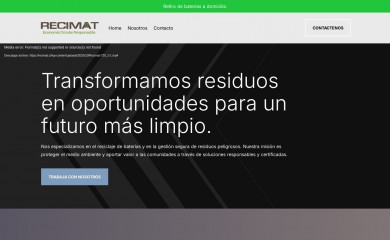 recimat.cl screenshot