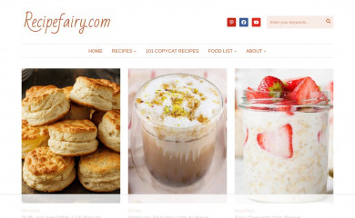 recipefairy.com screenshot