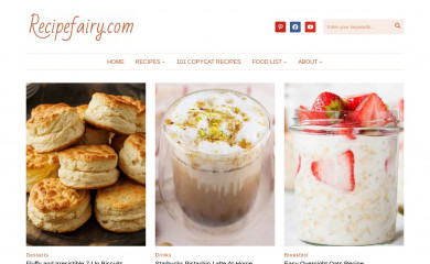 recipefairy.com screenshot