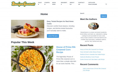 recipegames.com screenshot