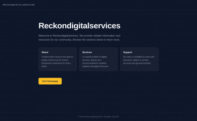 reckondigitalservices.com screenshot