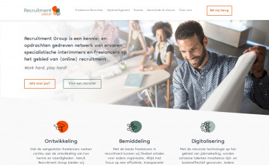 recruitmentgroup.nl screenshot