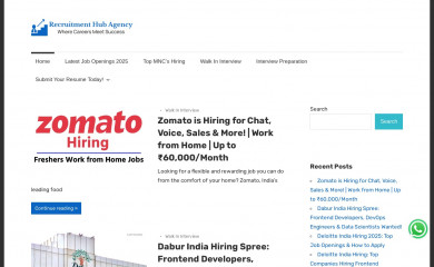 recruitmenthub.agency screenshot