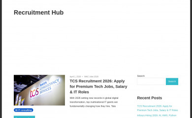 recruitmenthub.agency screenshot