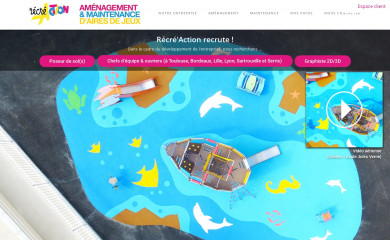 recreaction.fr screenshot