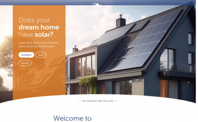 rectorsolar.com screenshot