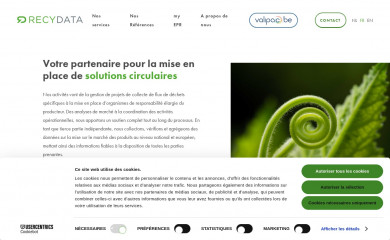 recydata.be screenshot