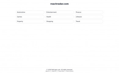 reachradar.com screenshot