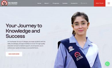 reader.edu.pk screenshot