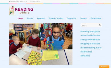 readingladders.org.uk screenshot
